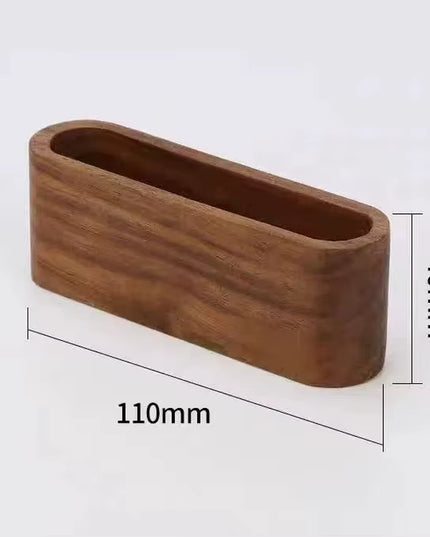 Decorative Wooden Business Card Holder 