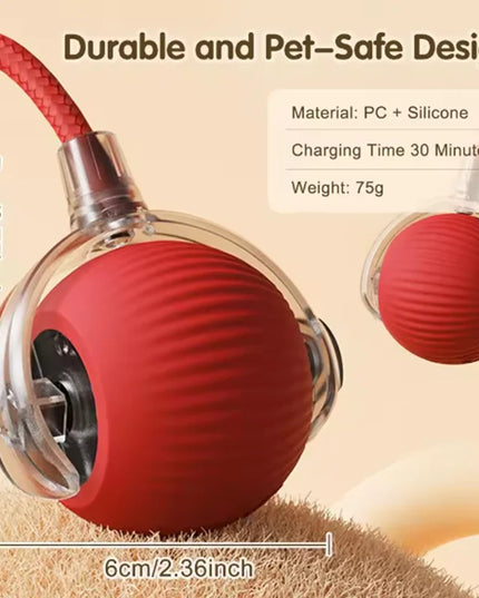 PlayBall - smart Obstacle Avoidance Interactive and durable Cat / dog toy ball with different modes